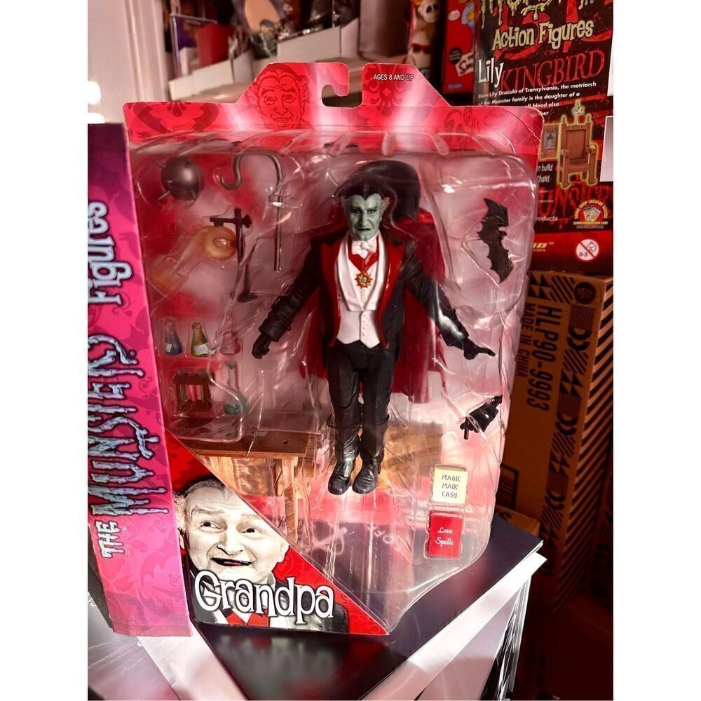 The Munsters Grandpa Al Lewis 7" Figure 2011 Diamond Select Toys NIP 2011